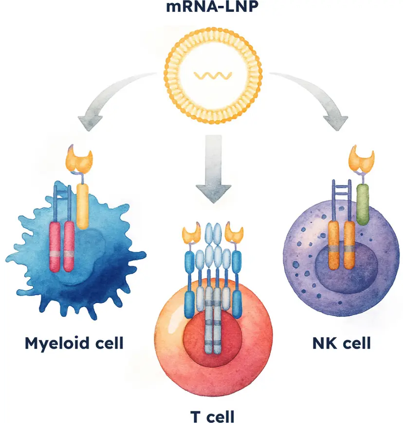 mRNA Cell Graphic